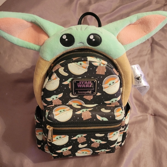 Loungefly Bags Loungefly Backpack Baby Yoda Poshmark